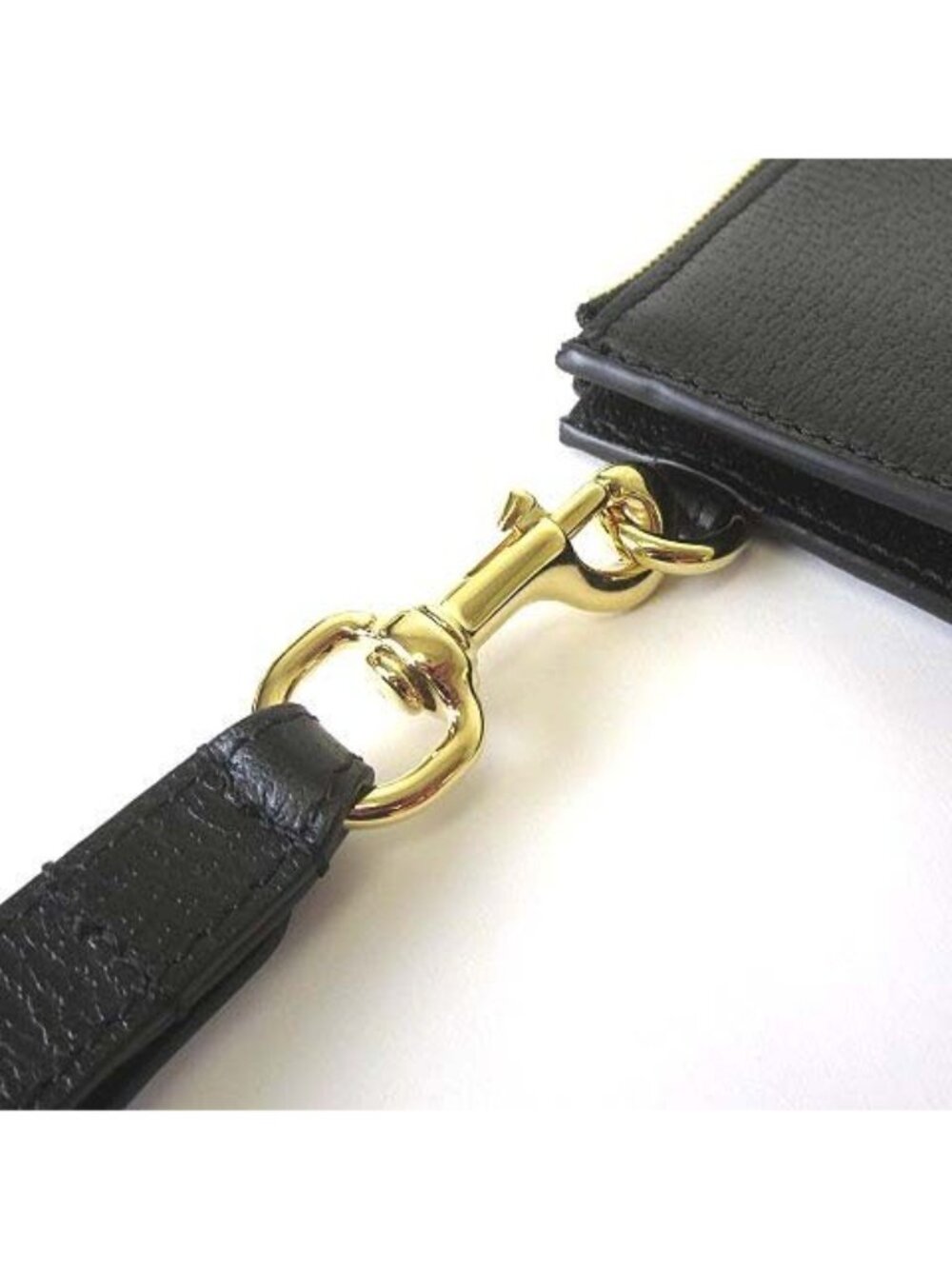 Gucci Horsebit Leather Clutch Black Purse - Picture 8 of 9